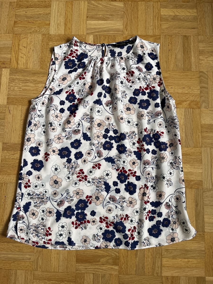 Massimo Dutti Top: Massimo Dutti Top, Grösse 38, Blumenmuster, Sommerlich! – Usato da Zürich venduto da Kleanthy 5