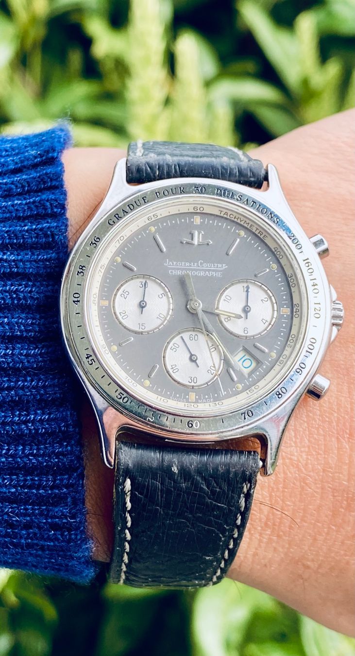 Jaeger-Lecoultre Orologi: Jaeger LeCoultre Chronograph Heraion Grey ref. 115.8.31 – Usato da Küsnacht ZH venduto da Pedramy 1