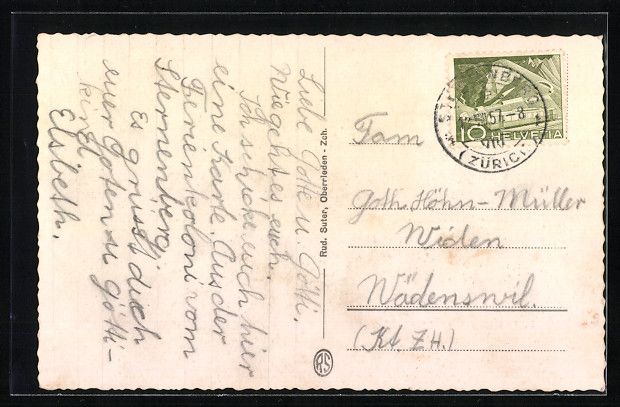 Cartoline postali: Sternenberg, Kur- und Gasthaus Sternen – Usato da Berlin venduto da bartko-reher 1
