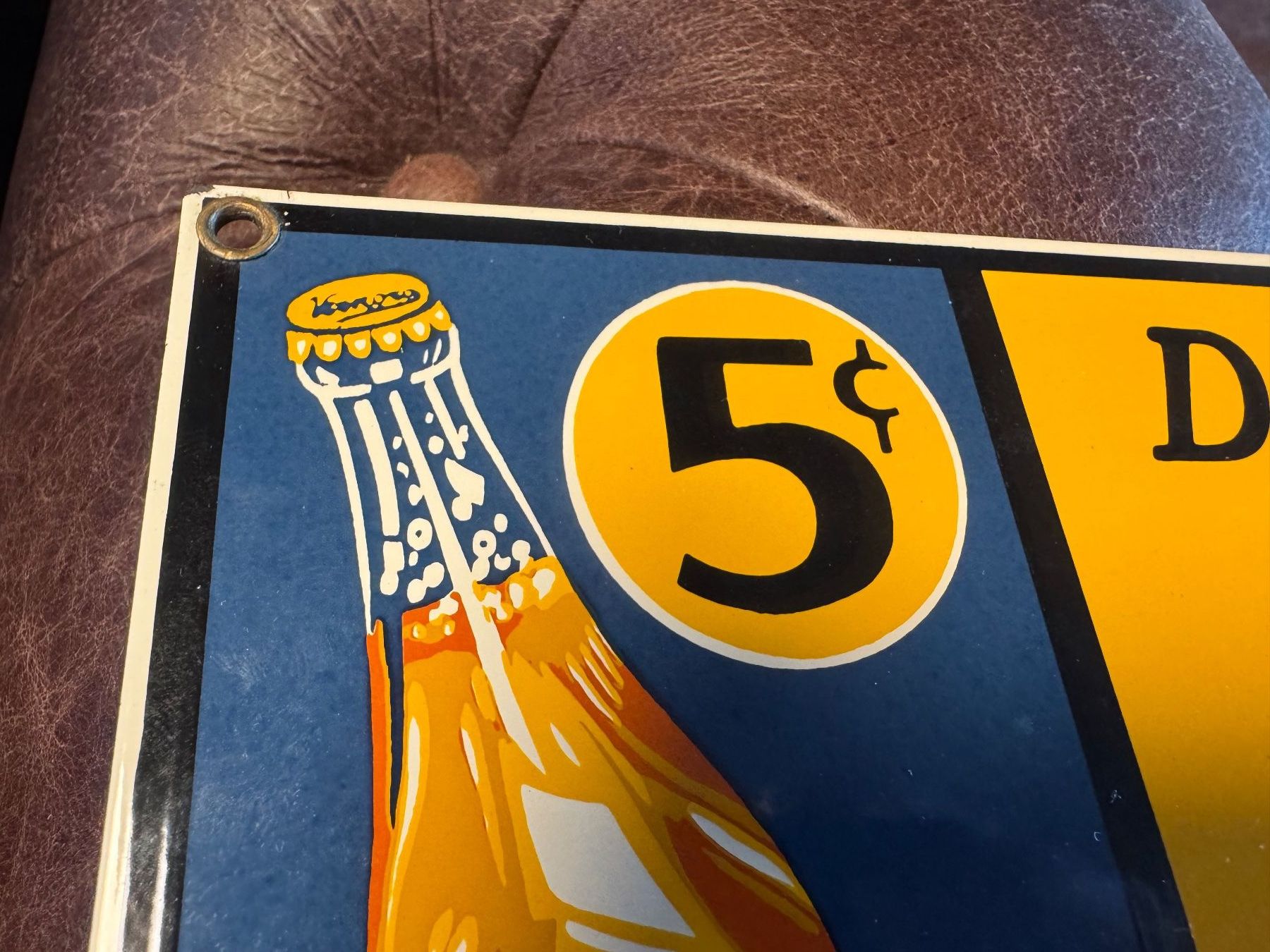 Schilder: ALTES BLECHSCHILD GINGER ALE GETRÄNKE EMAIL SELTEN – Gebraucht aus Balterswil von MR_FEELGOOD 2