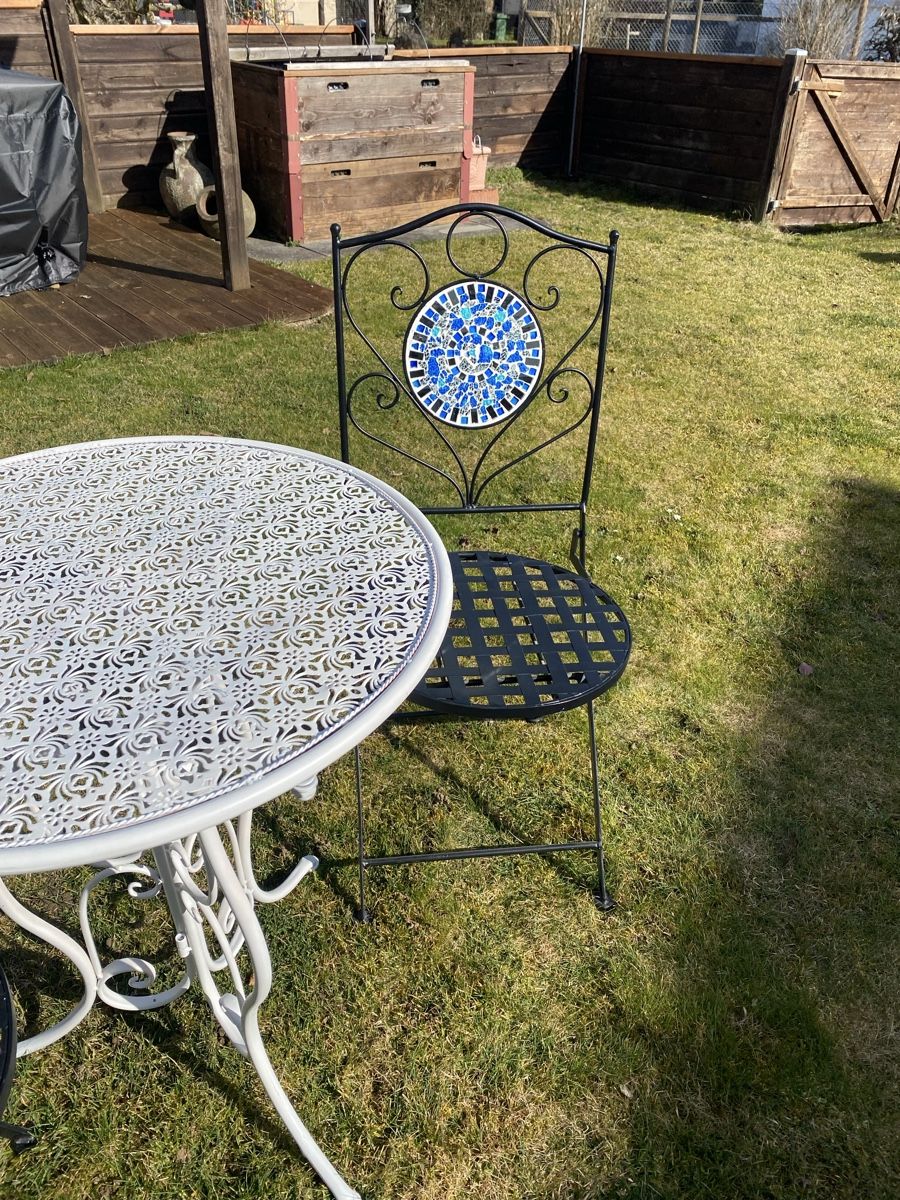 Set de table et chaises: Garten oder Balkon- Tischset – D'occasion à Wiesendangen par argon03 2