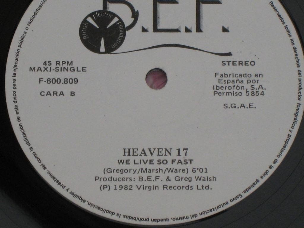 Schallplatten: MAXI - HEAVEN 17 - TEMPTATION – Gebraucht aus Steckborn von Quo7 2