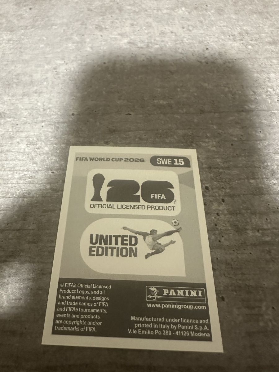 Panini Carte collezionabili: SWE 15 , FIFA WORLD CUP 2026 PANINI  – Nuovo (secondo la descrizione) da Frauenfeld venduto da 1PegPeg1 1