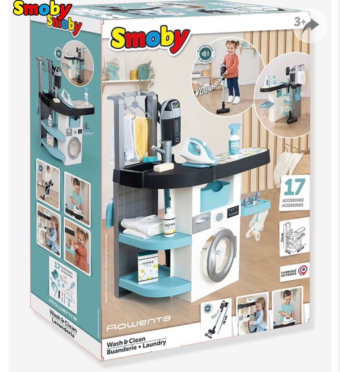 Smoby Spielzeuge: SMOBY Buanderie ROWENTA neuve ! – Neu und originalverpackt aus Granges-Paccot von snowdi