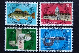 (S452) 1983: Zst. 694 - 697 ET - Vollstempel
