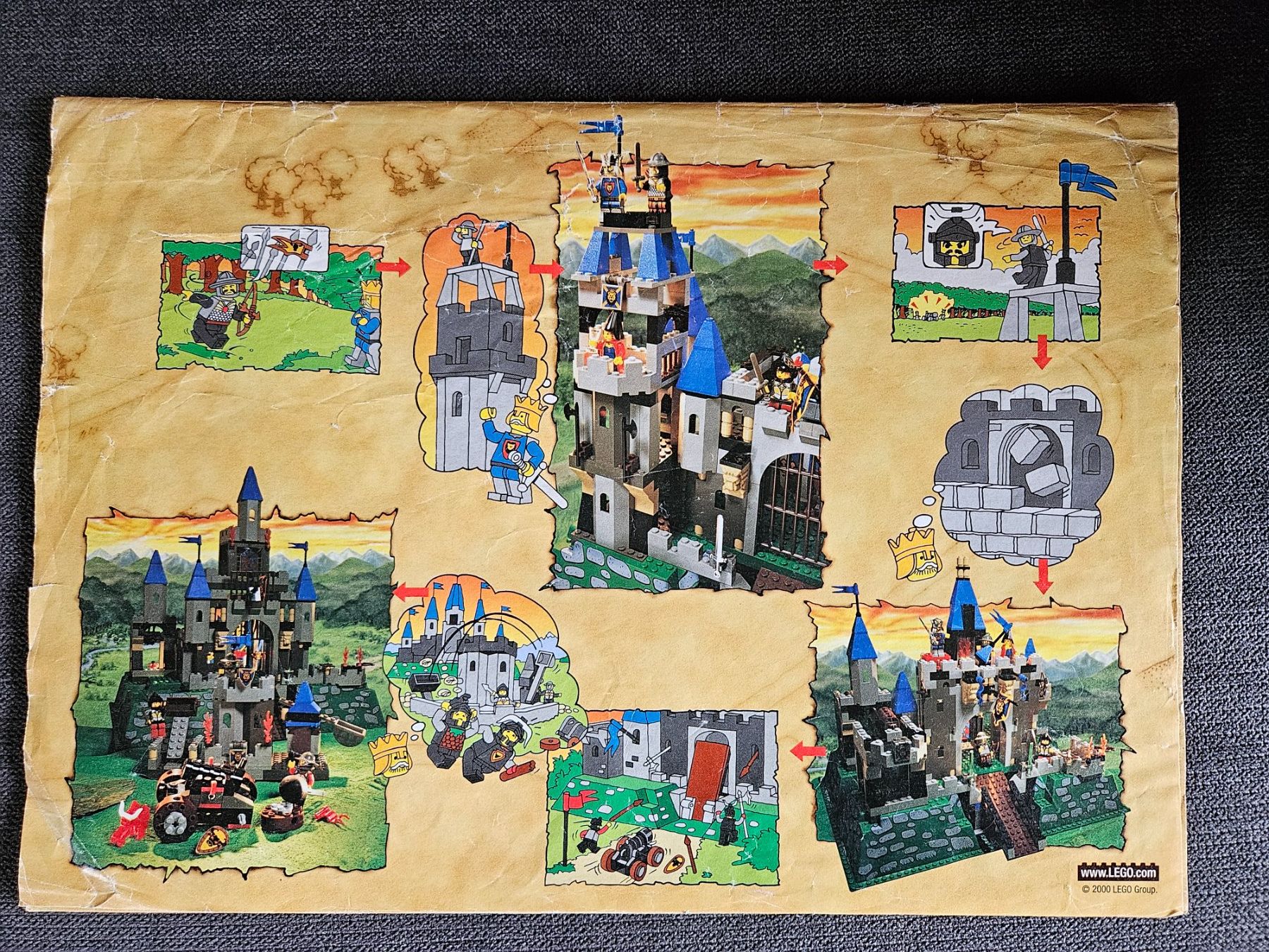 Lego Giocattoli: Lego Bauplan King Leo's Castle – Usato da Kirchenthurnen venduto da Scratchy02 1