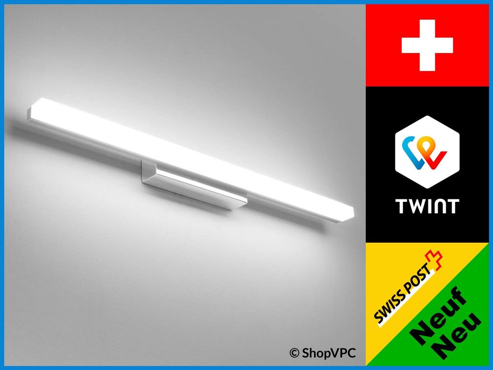 Briloner LED Spiegelleuchte - Chrom Badlampe Mit 4,5 Watt