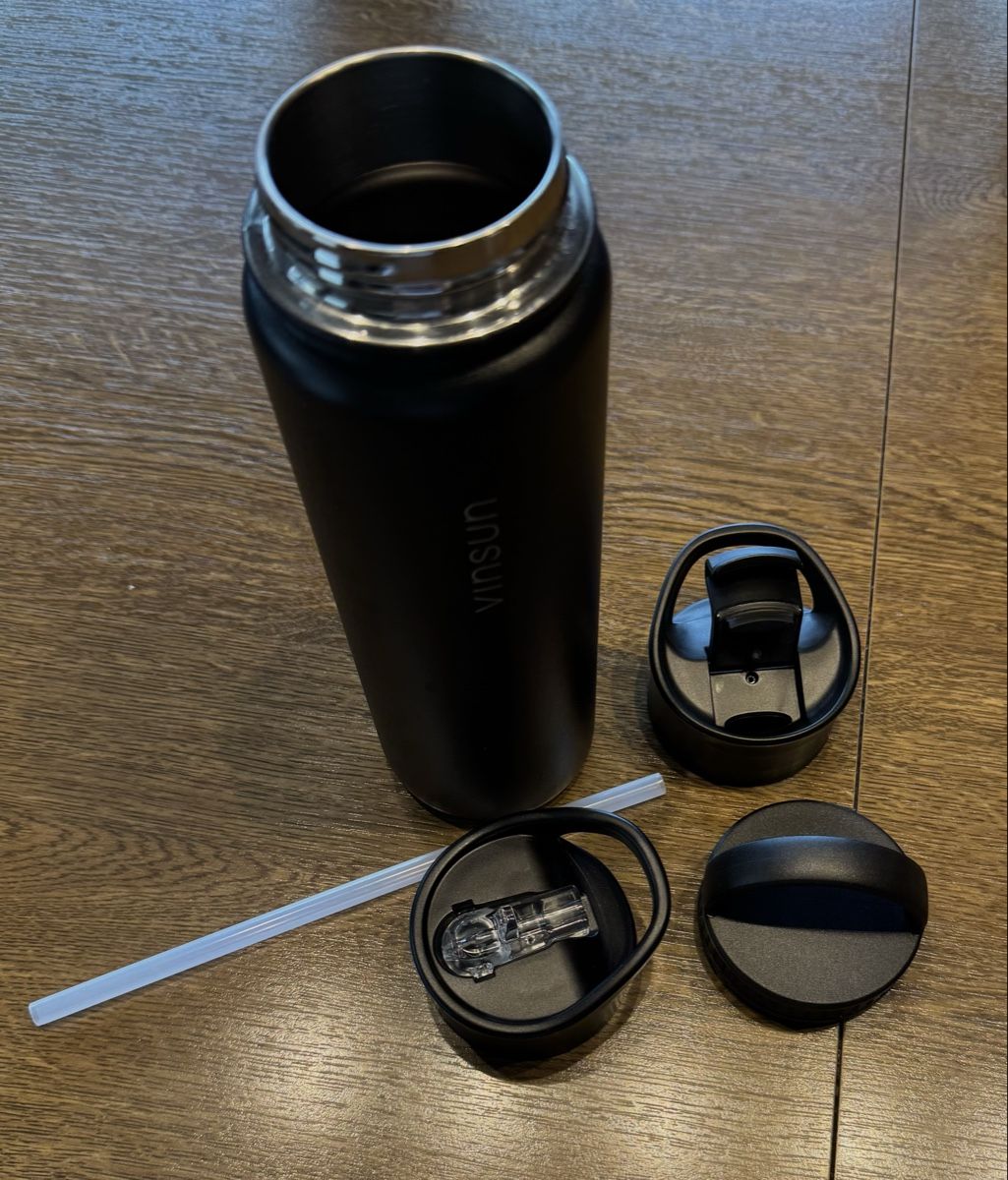 Trinkflaschen & Thermosflaschen: Vinsun Trinkflasche 750ml, Schwarz – Neu (gemäss Beschreibung) aus Tuggen von jess_gls06