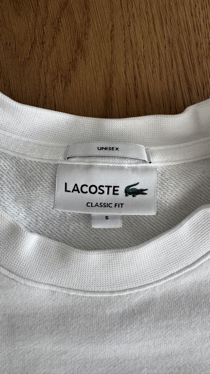 Lacoste Pullover & Sweatshirts: Lacoste Graphic Lines Pulli weiss Gr. S – Gebraucht aus Entlebuch von Dapodo 2