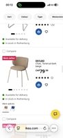 4 KRYLBO Chair, Tonerud dark beige, great condition