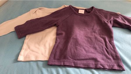 2 Langarmshirts, Grösse 68, perfekt für den Herbst!