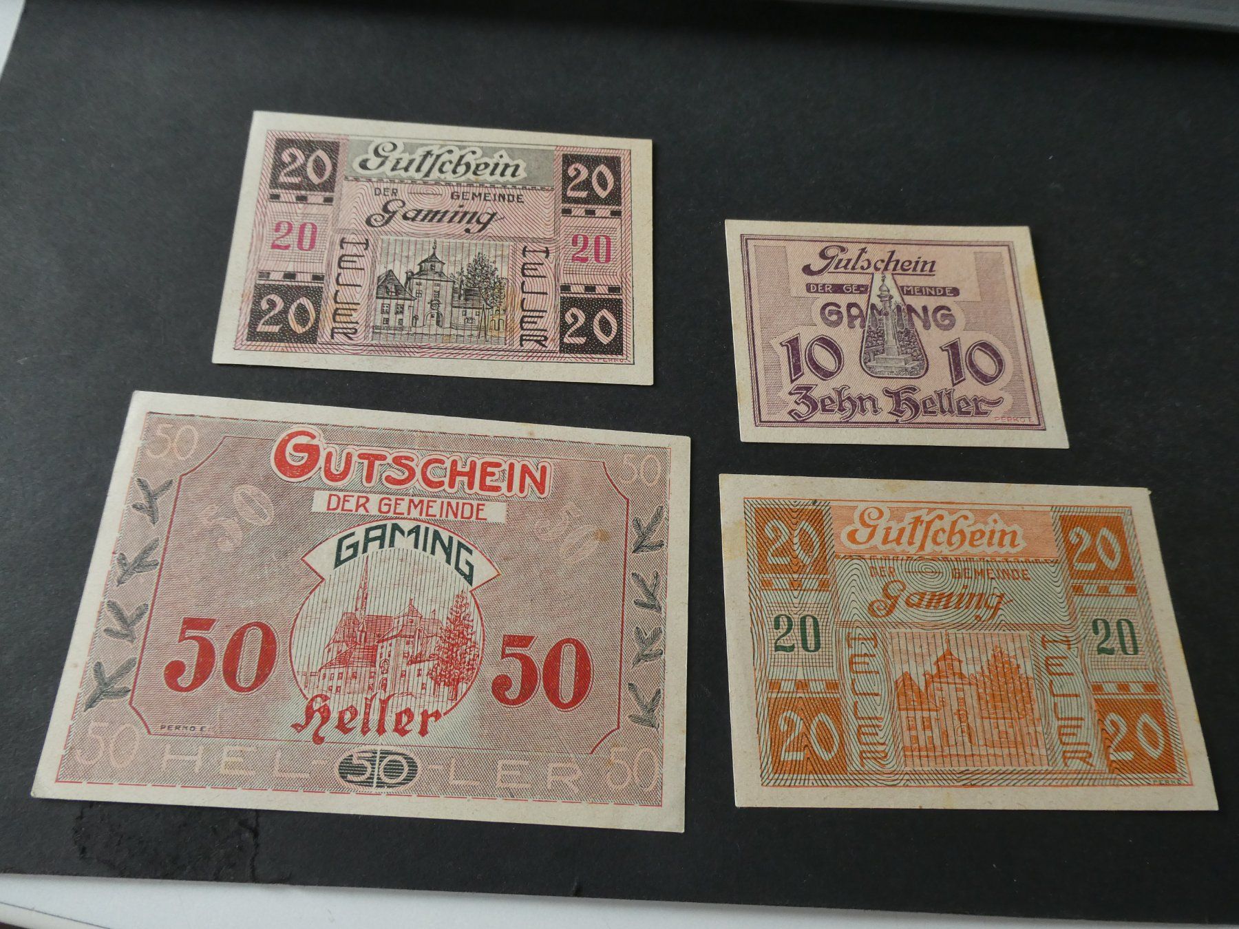 Banconote: Oesterreich, Gaming - Notgeldscheine – Usato da Hinterforst venduto da Rohusri