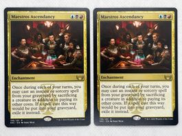 MTG: 2x Maestros Ascendancy - Top Zustand! Selten!