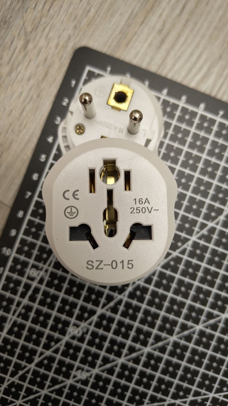 Unità & Adattatore: 2x Reiseadapter Strom Schuko EU Dose auf CH Stecker 2+3pol – Nuovo (secondo la descrizione) da Effretikon venduto da easyjones 1