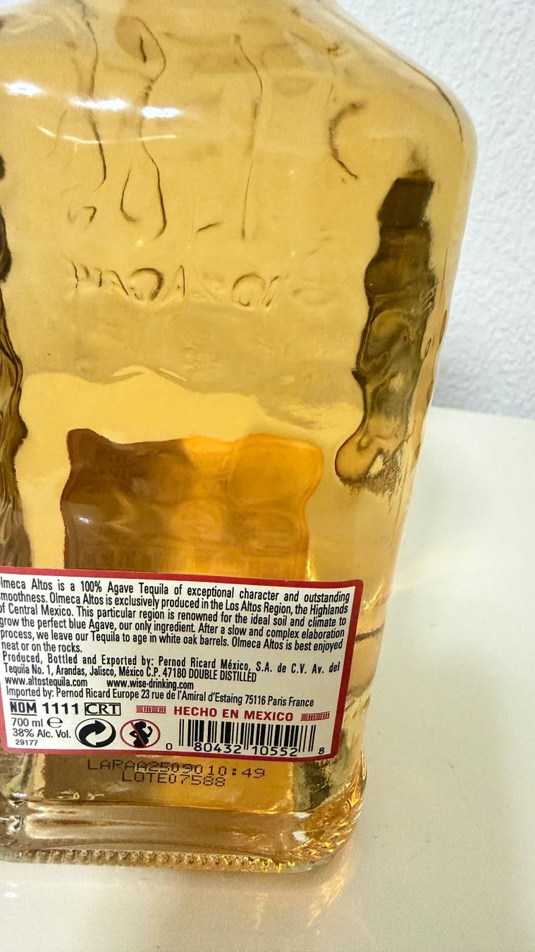 Bevande alcoliche: Tequila Olmeca Altos 0,7 l – Nuovo e nell'imballaggio originale da Lausanne venduto da Sittingredbull 1