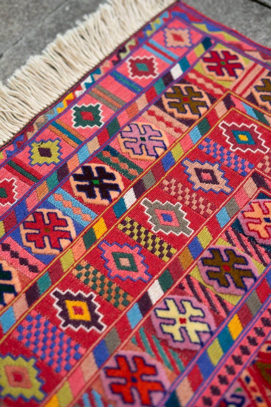 Kelim Tappeti: 145x110cm Afghan Kelim Handgemacht – Nuovo e nell'imballaggio originale da Luzern venduto da Hera.Kollektiv 6