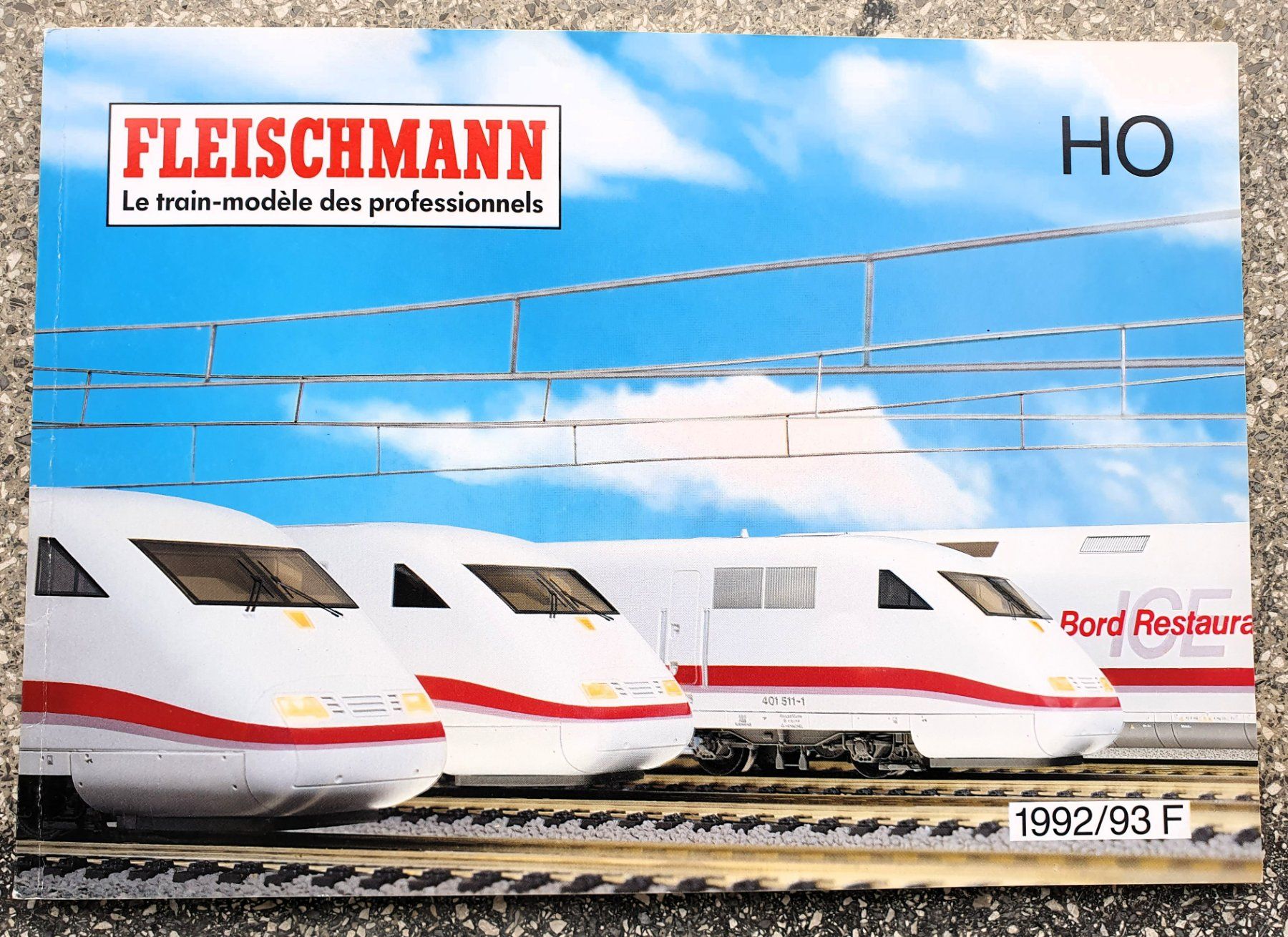 Fleischmann Modellini di ferrovie: Catalogue Fleischmann, 1992/1993, HO, en français – Usato da Martigny venduto da Abm1000