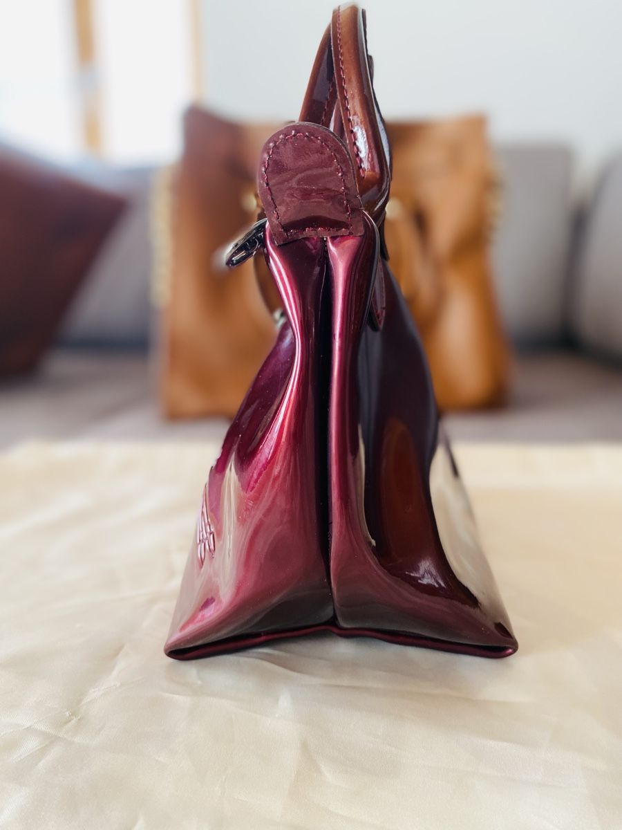 Longchamp Borse: Longchamp Mini Handtasche Lack bordeaux – Nuovo (secondo la descrizione) da Gossau ZH venduto da Lia_Chris 5