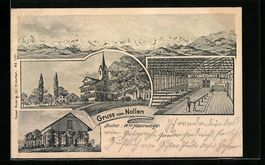 Litho Hosenruck, Gasthaus auf dem Nollen