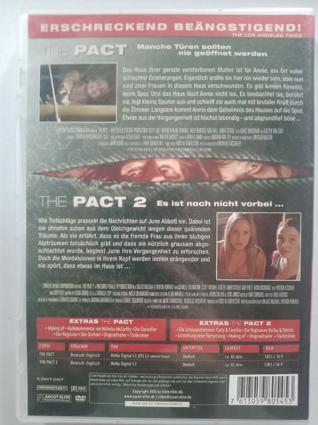 Tutti i DVDs: DVD Doppelpack: The Pact 1 & 2 - Horror – Usato da Tann venduto da Veebee6 1
