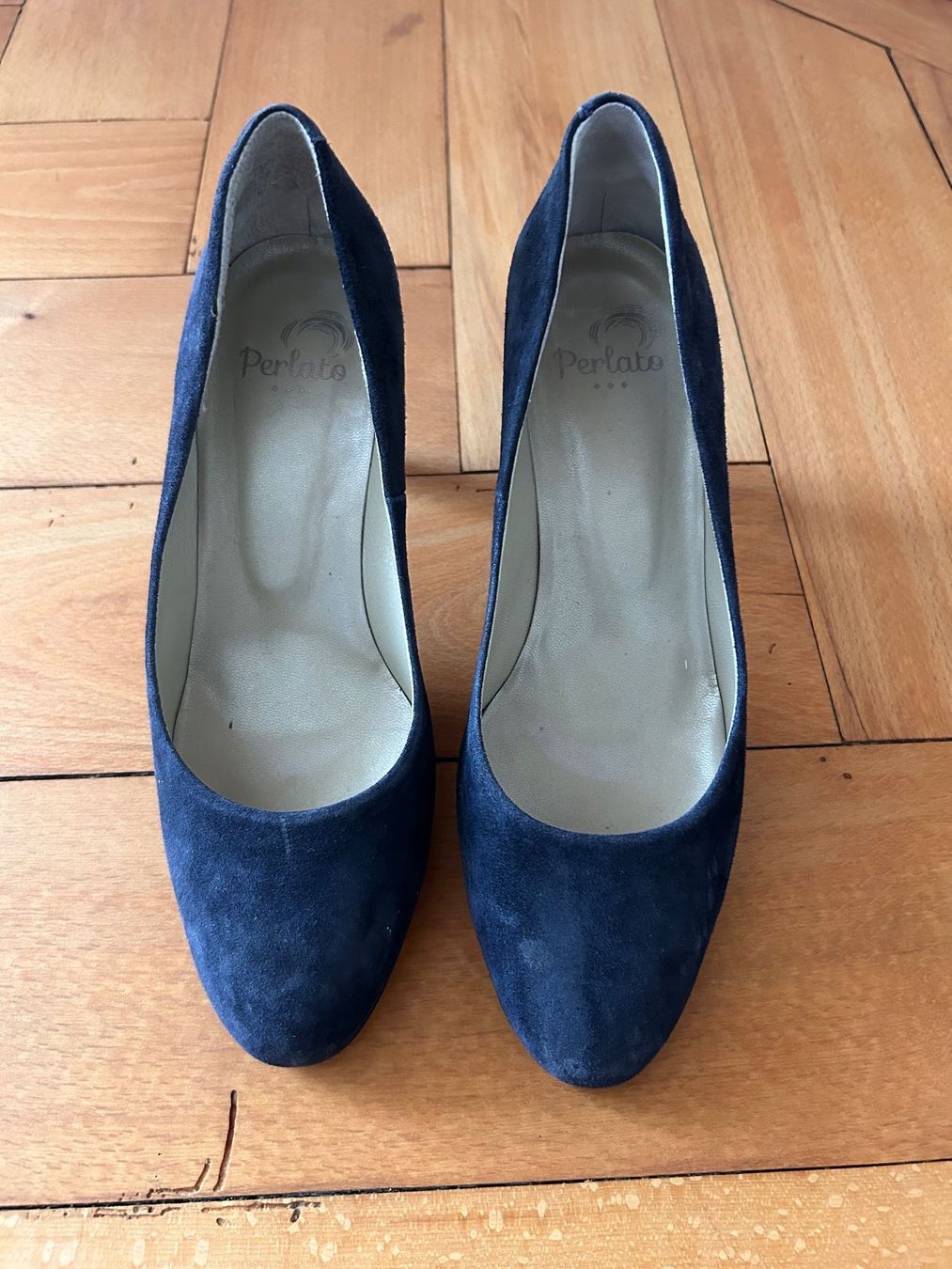 Scarpe da donna: Blaue Wildleder Danenschuhe Grösse 37 – Usato da Bern venduto da juline