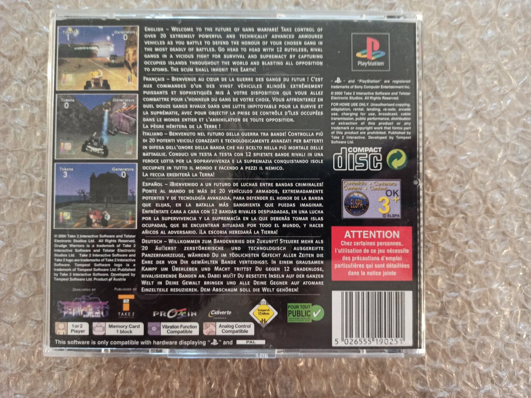 Giochi: Grudge Warriors  PS1 – Usato da Oberweningen venduto da mar_87mx 1
