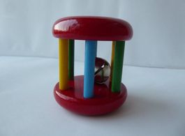 Nostalgie Brio Glockenrolle, 5,5 x 6,5cm, Holz
