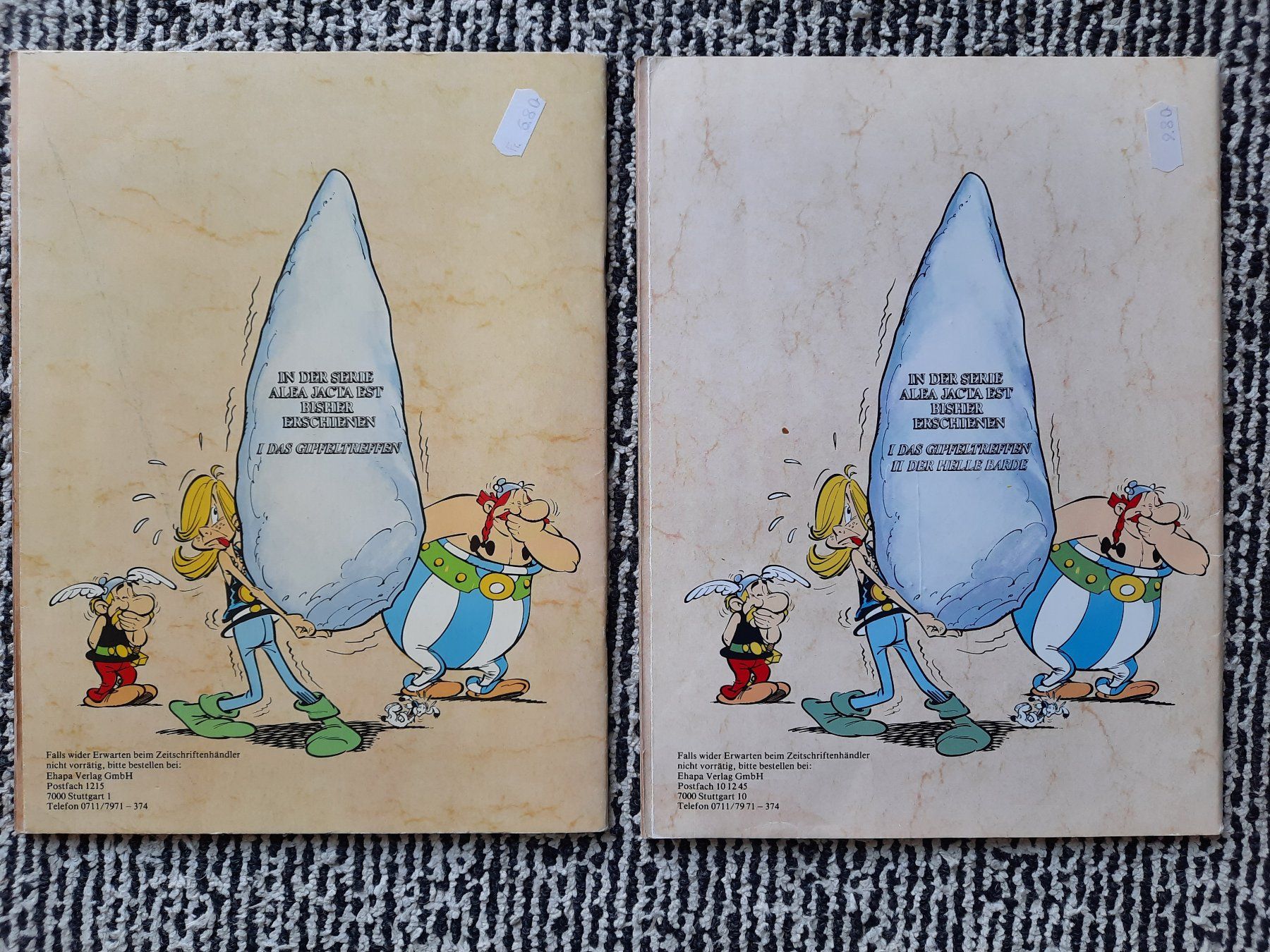 Comics: Zwei seltene Comic Hefte Asterix Abenteuerspiele – Gebraucht aus Heimberg von Flipperio 1