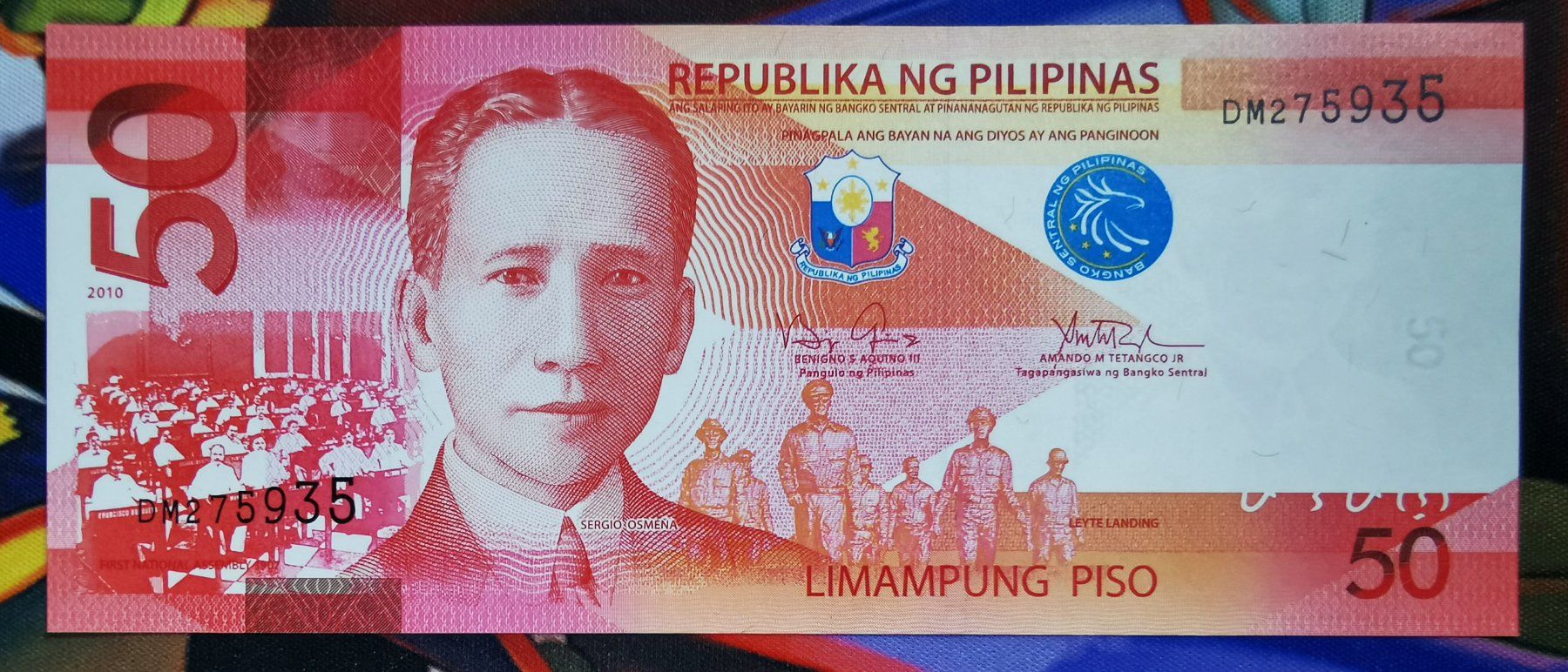 Banconote: Pilipinas 50 Piso UNC – Nuovo (secondo la descrizione) da Cousset venduto da Patricio77