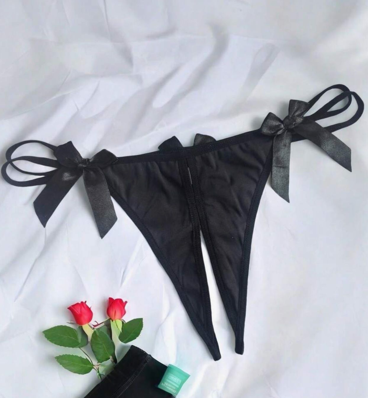 Altra biancheria intima: sexy String mit unten offen, Gr. L – Nuovo e nell'imballaggio originale da Winterthur venduto da Sunshine143 3