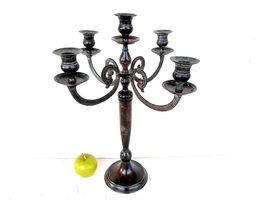 Kerzenständer Leuchter Antik Vintage Bronze Messing 5 Kerzen