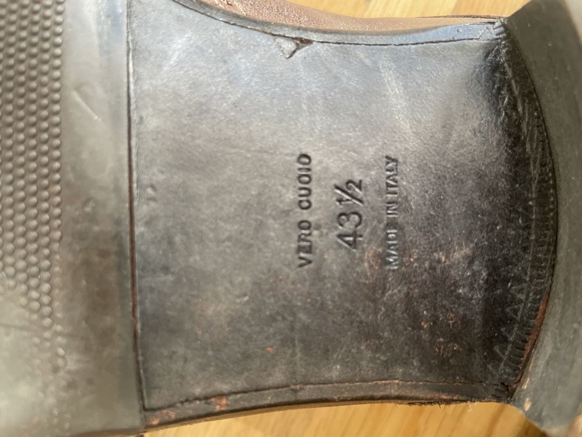 Scarpe da uomo: Braune Halbschuhe - Gr.43.5 – Usato da Zürich venduto da Maxim0357 8