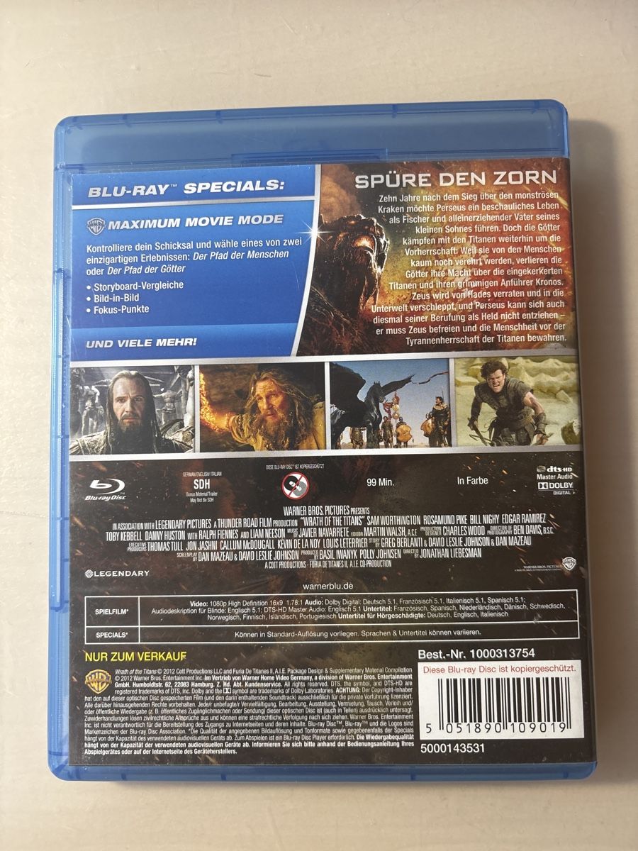 Tutti i DVDs: Zorn der Titanen – Usato da Ruswil venduto da Slivio_ 1