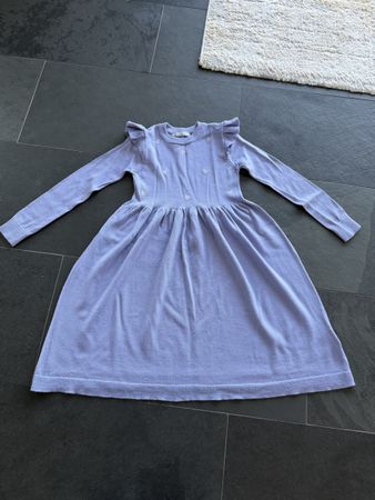 100% Merino Wolle 122/128 w Joha Neu Tolles Kleid bestickt