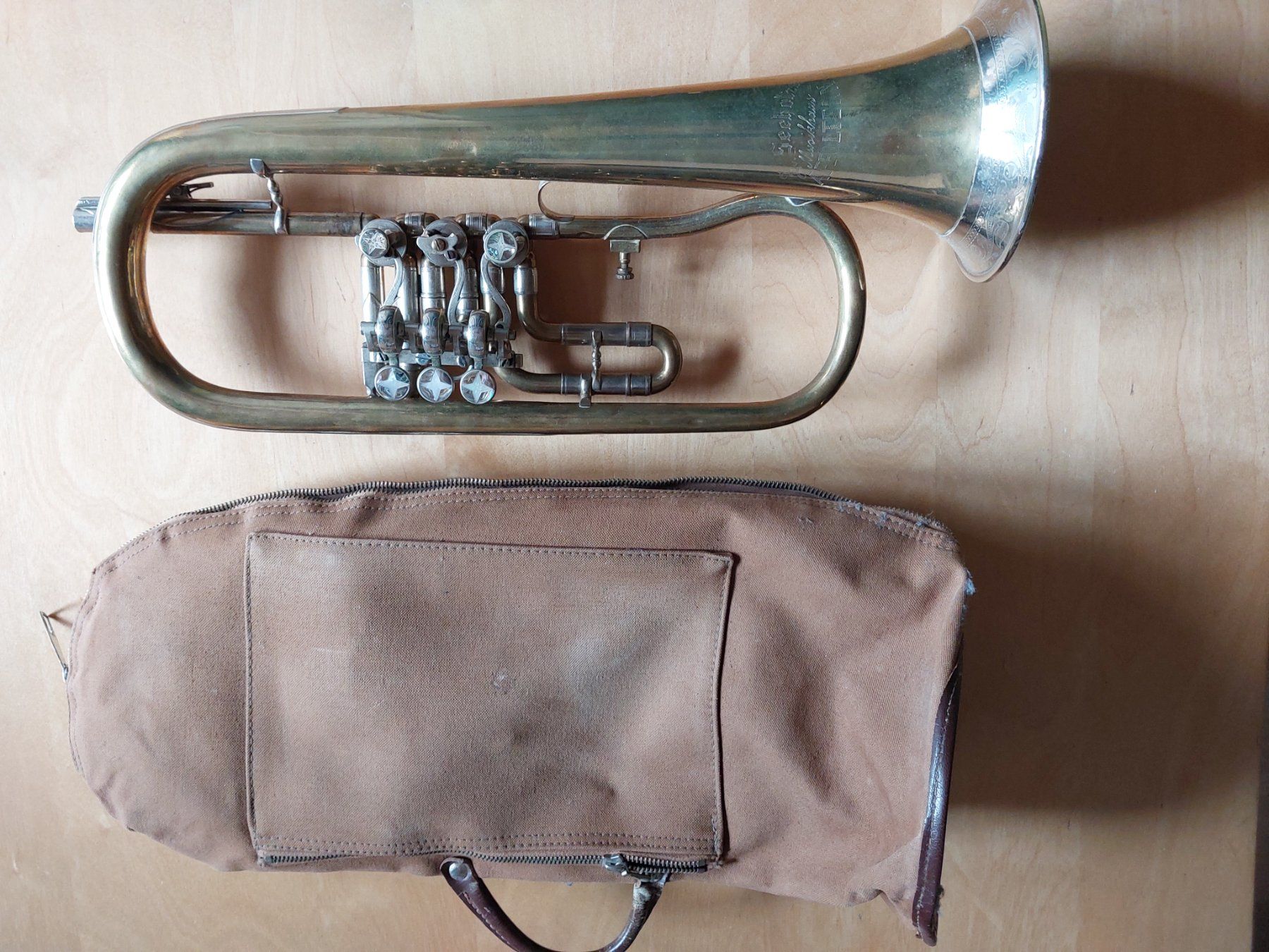 Strumenti musicali: Flügelhorn Antik - Seeholzer – Usato da Kaltacker venduto da Marbieri