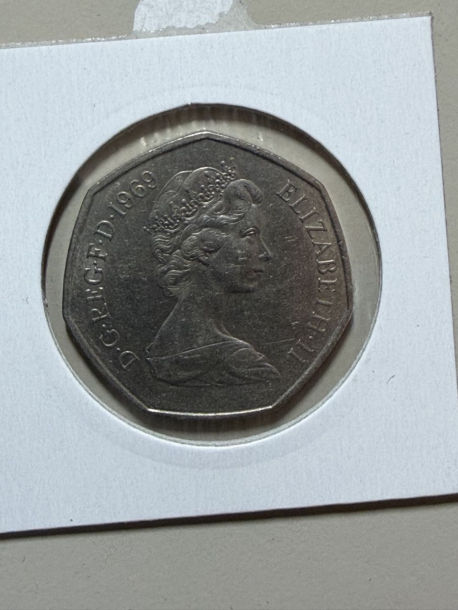 Tutti le monete: GB - 50 new pence - 1969 – Usato da Payerne venduto da Mike1682 1