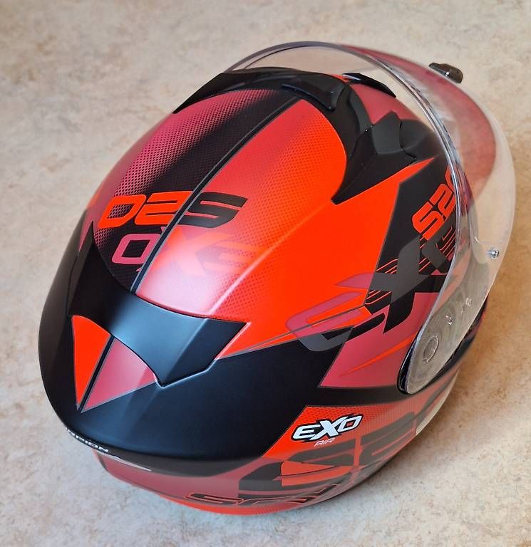 Casques & visières: Casque de moto SCORPION EXO-520 Air avec intercom EXO-COM – D'occasion à Bellelay par noe_jobin 1