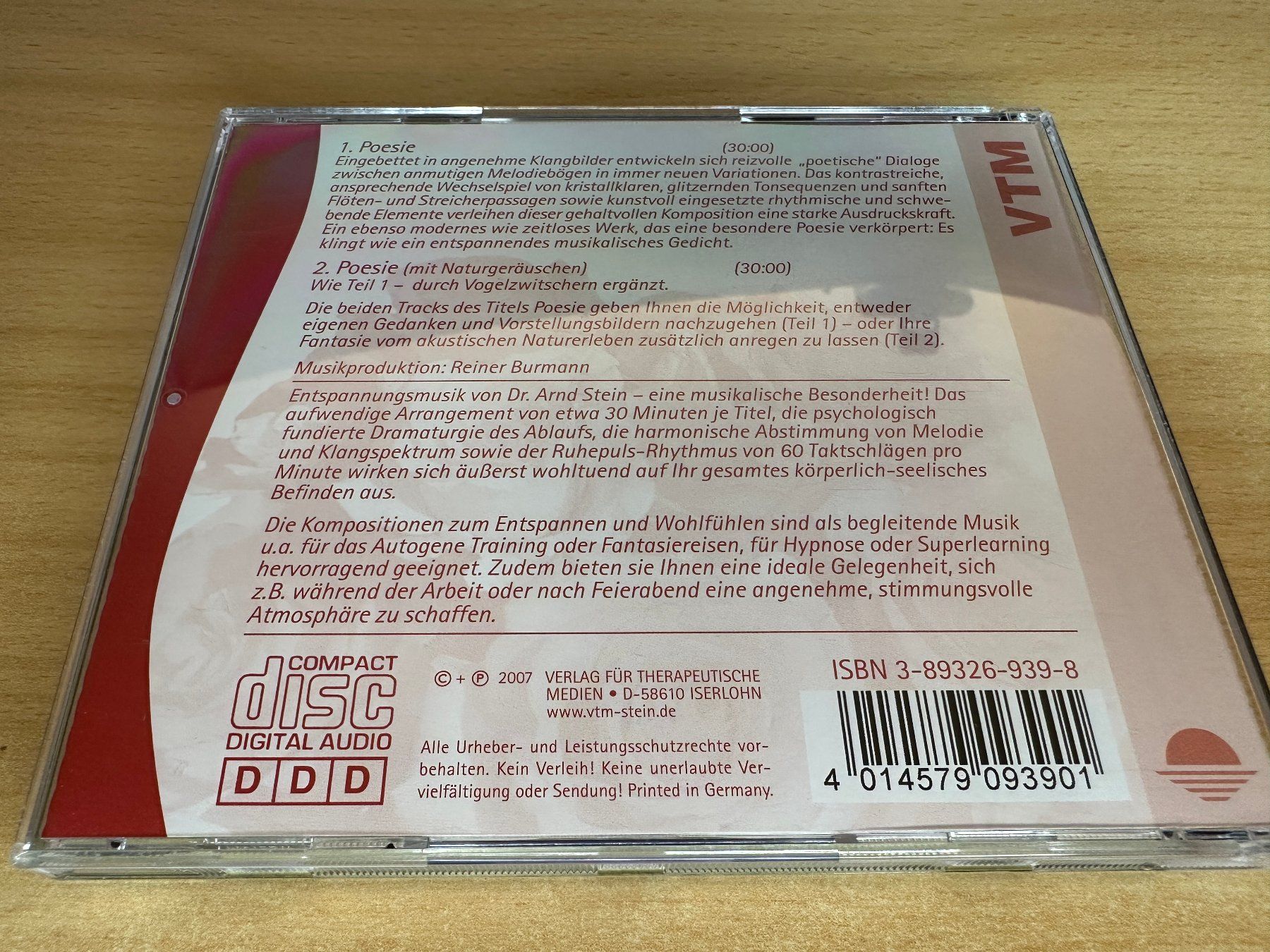CD: T8 Arnd Stein - Poesie – Usato da Rikon im Tösstal venduto da Alpenmutz 1