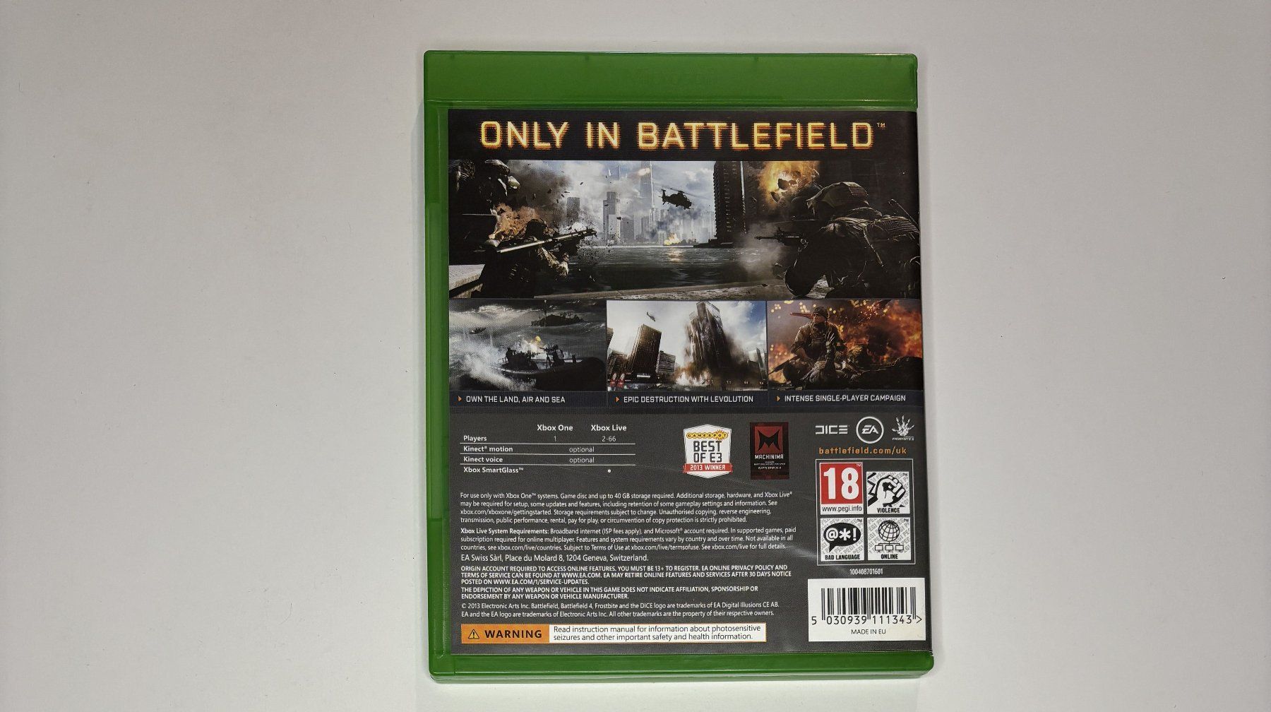 Giochi: XBOX One - Battlefield 4 – Usato da Allschwil venduto da Bullach 2