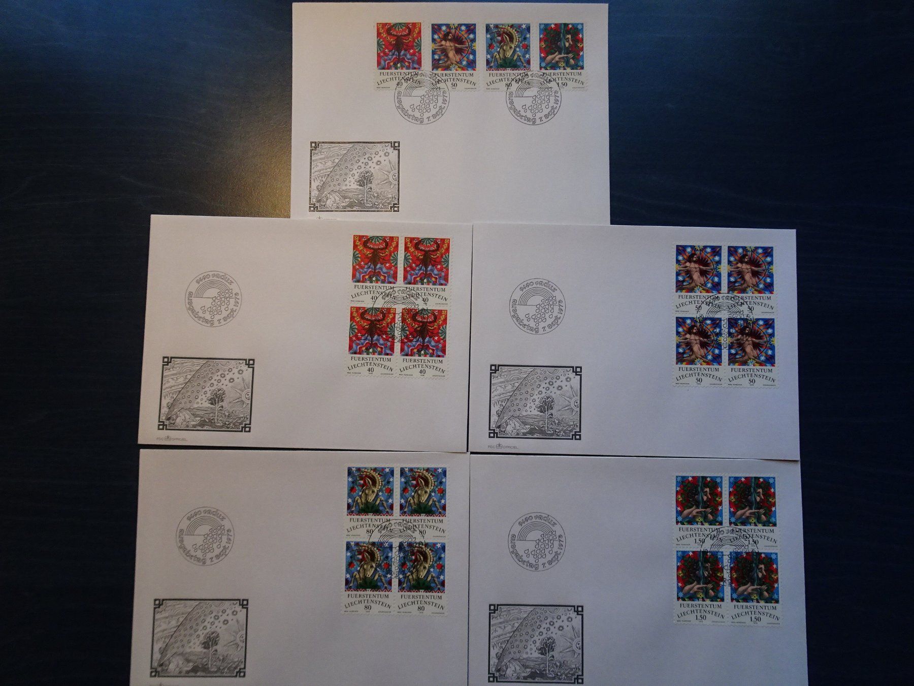 Tous les timbres: FDC 1978 – Neuf (Voir description) à Aadorf par Chnorli-Furz