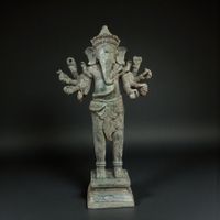 Stehender Ganesha aus Bronze – Khmer Stil – Kambodscha 41 cm