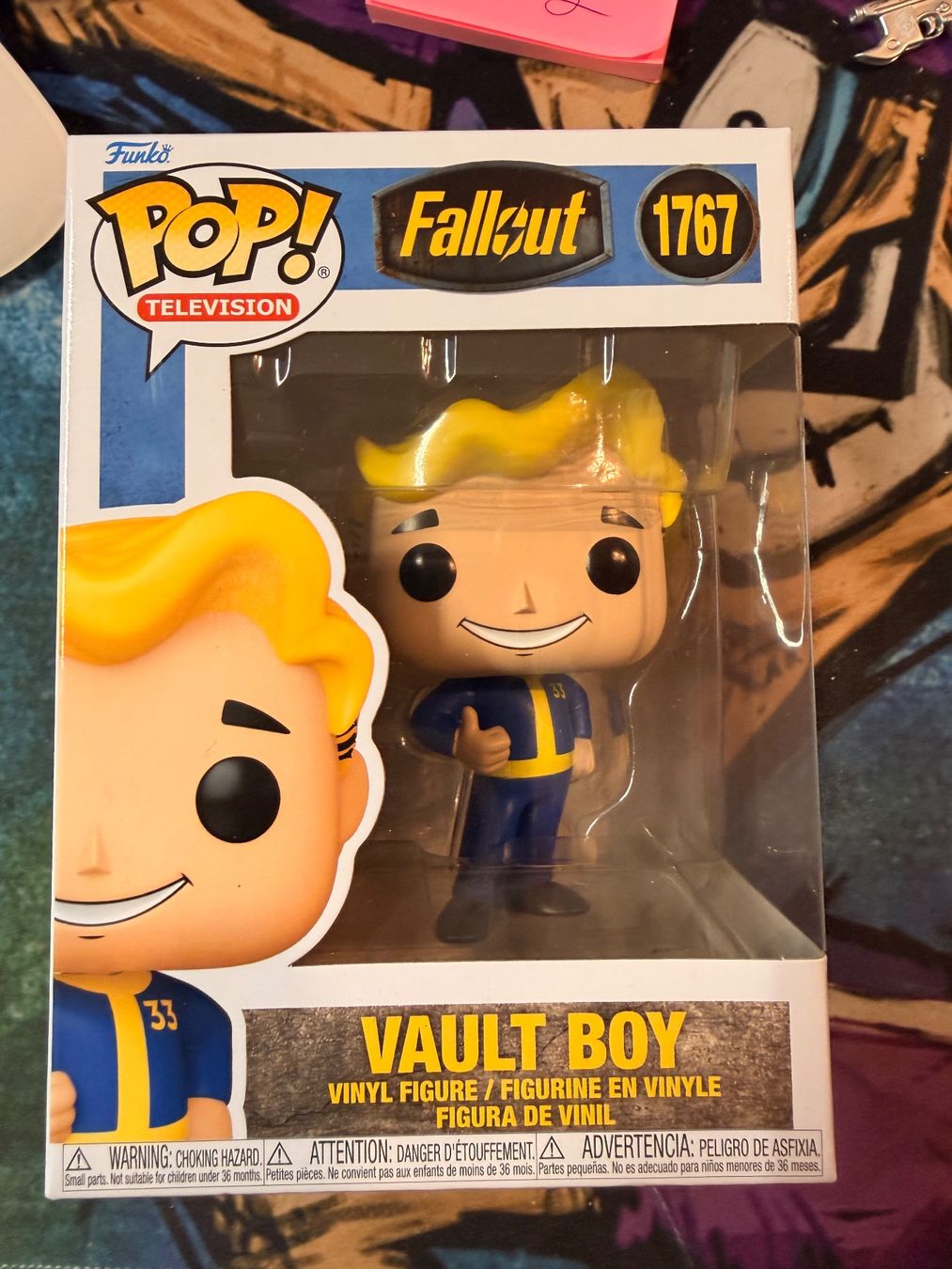 Funko Statuette: Funko POP 1767 Vault Boy Fall-out – Usato da Giubiasco venduto da Ticinerd
