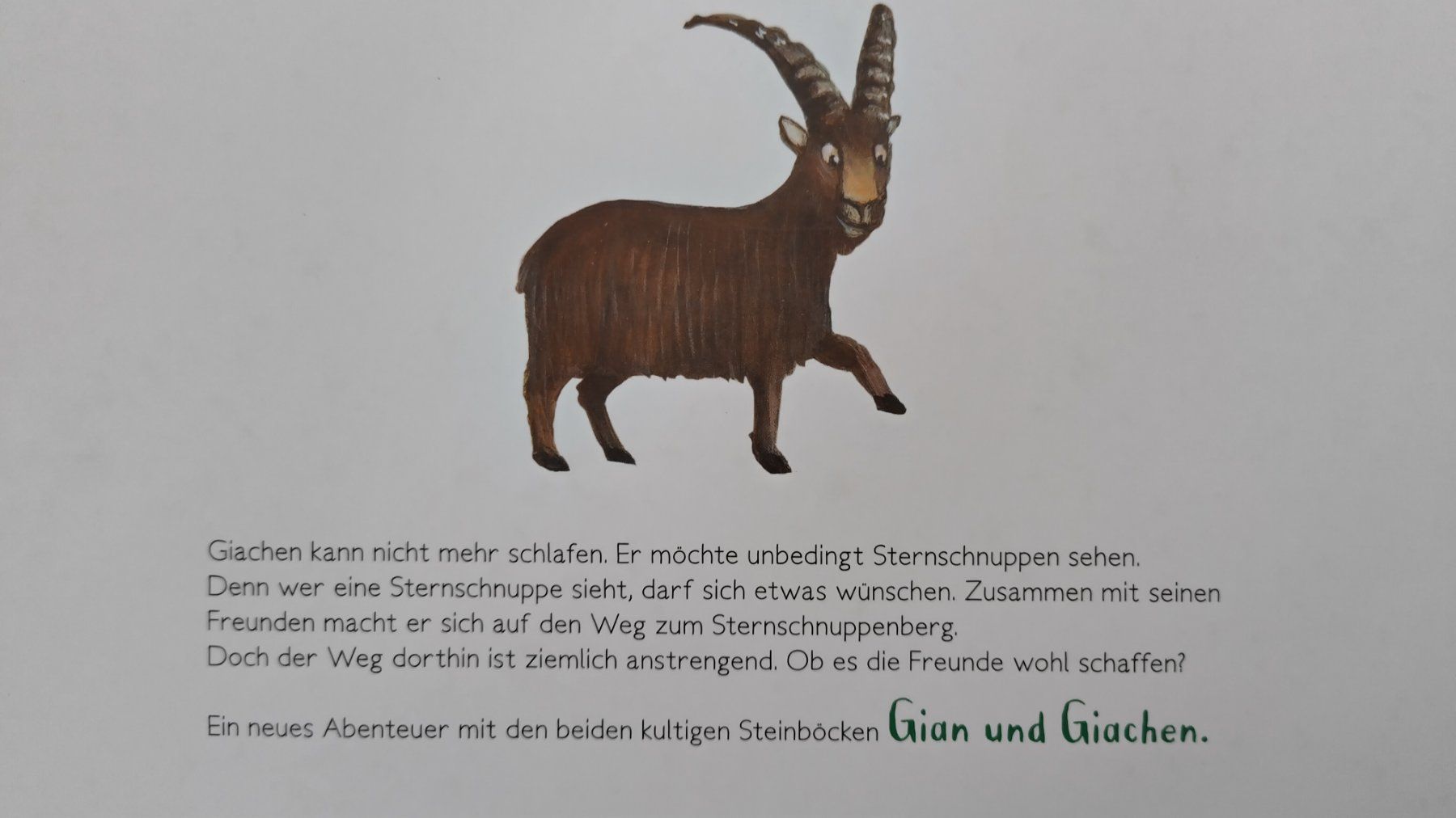 Bücher: Die Steinböcke Gian + Giachen  und der Sternschnuppenberg – Gebraucht aus Bellach von JingleJerry 8