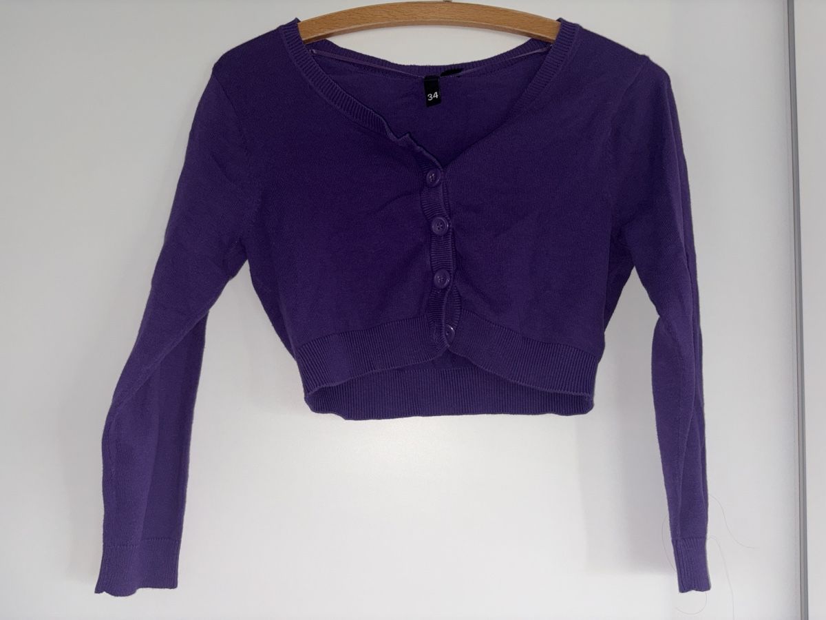 H&M Bolero: Kurze Strickjacke lila H&M   – Usato da Dübendorf venduto da an_nk8z