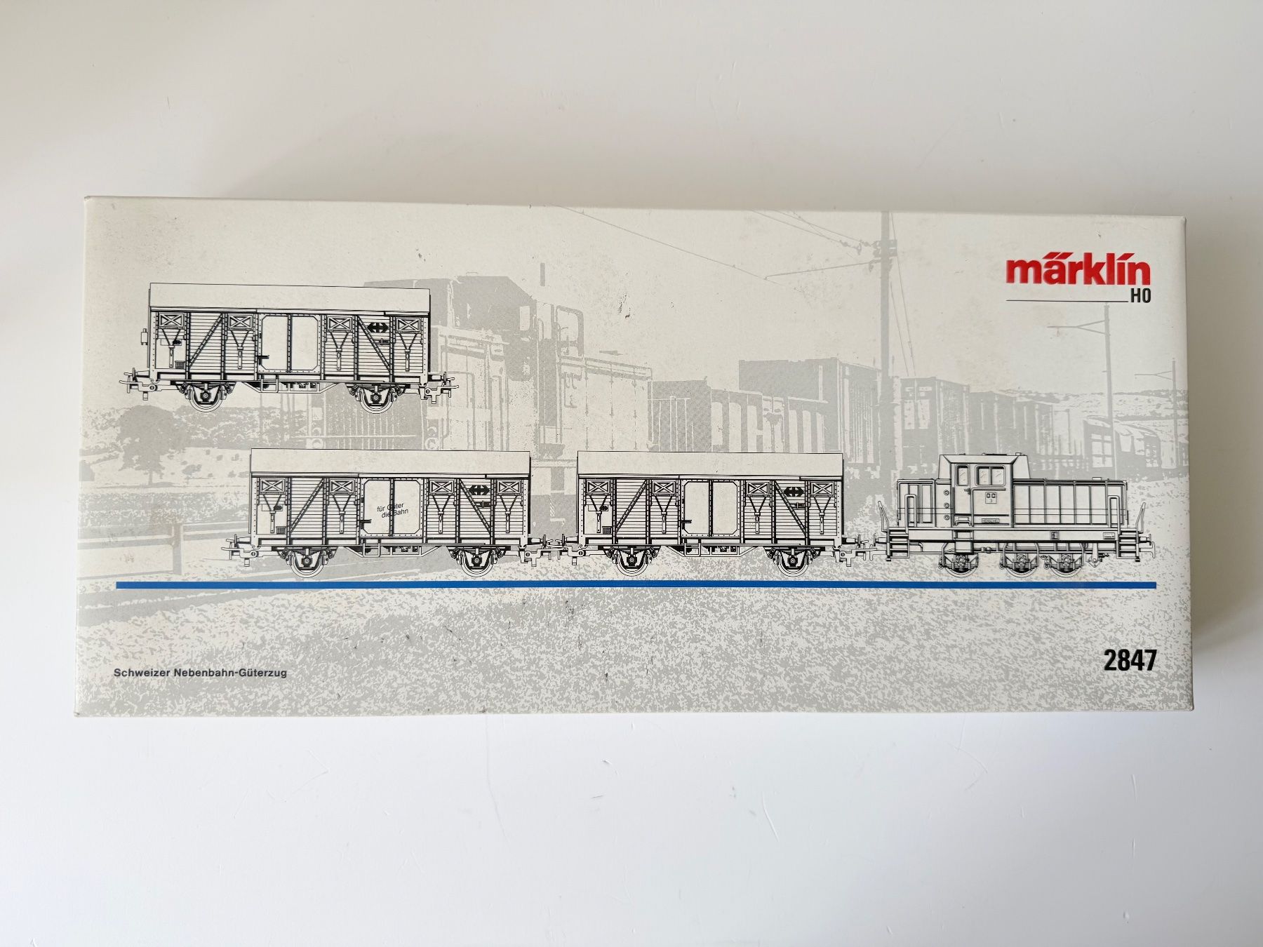 Modellini di ferrovie: Märklin HO Schweizer Nebenbahn-Güterzug – Usato da Zwingen venduto da moje1 3