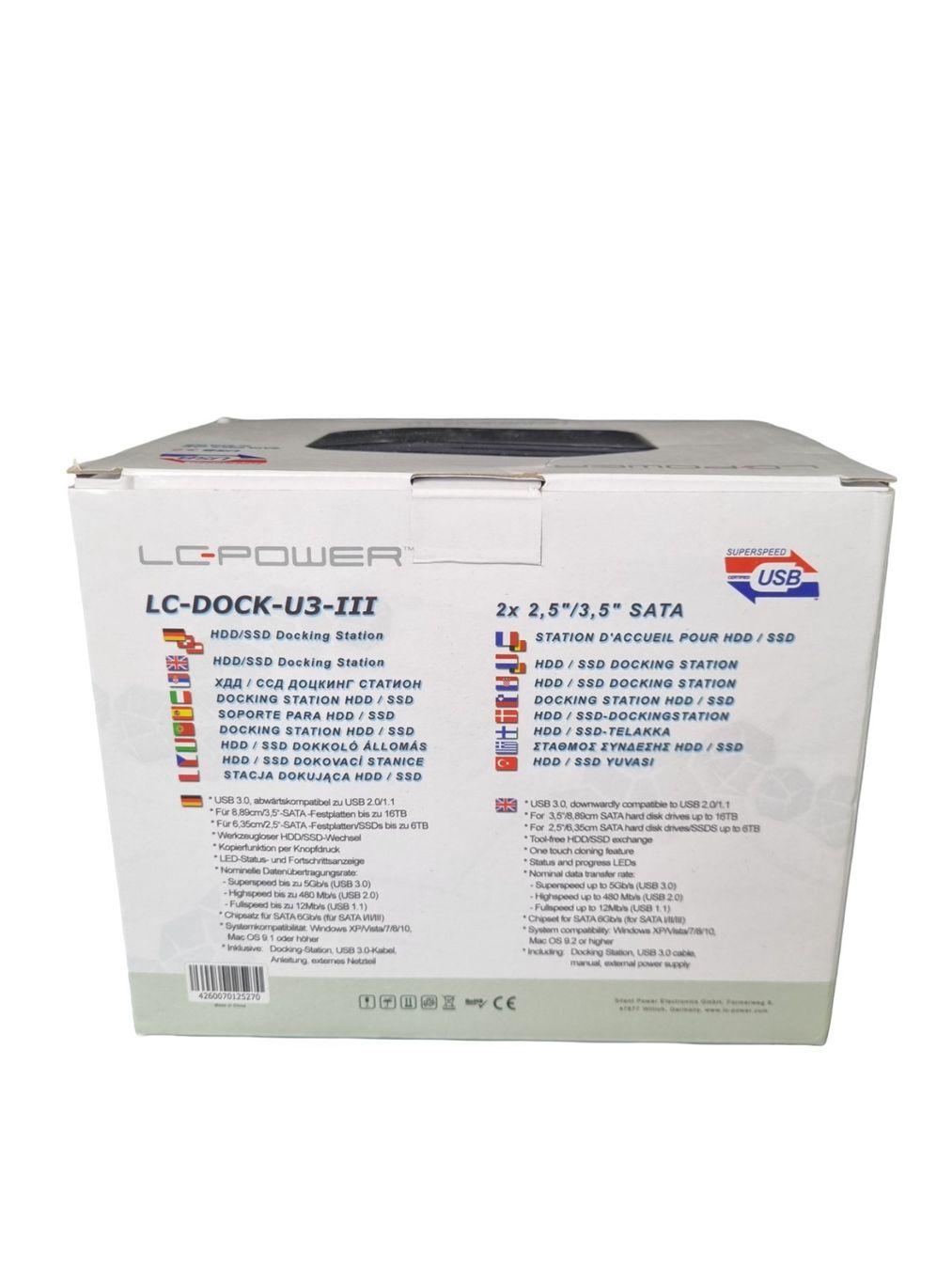 Docking station: LC-POWER HDD/SSD Docking Station – Nuovo (secondo la descrizione) da Wangen b. Olten venduto da Restwert_Wangen 5