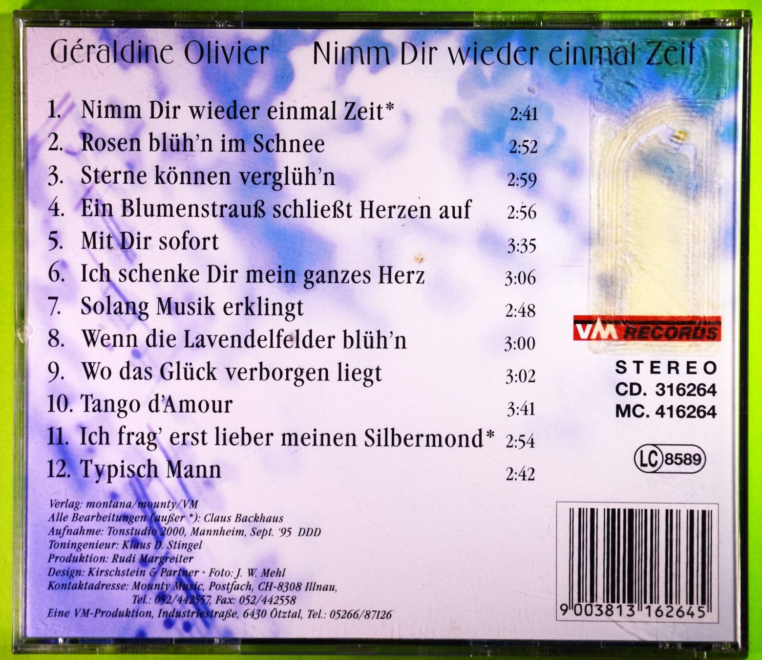 CD: GÉRALDINE OLIVIER / NIMM DIR WIEDER EINMAL ZEIT ! – Nuovo (secondo la descrizione) da Luzern venduto da piro12 1