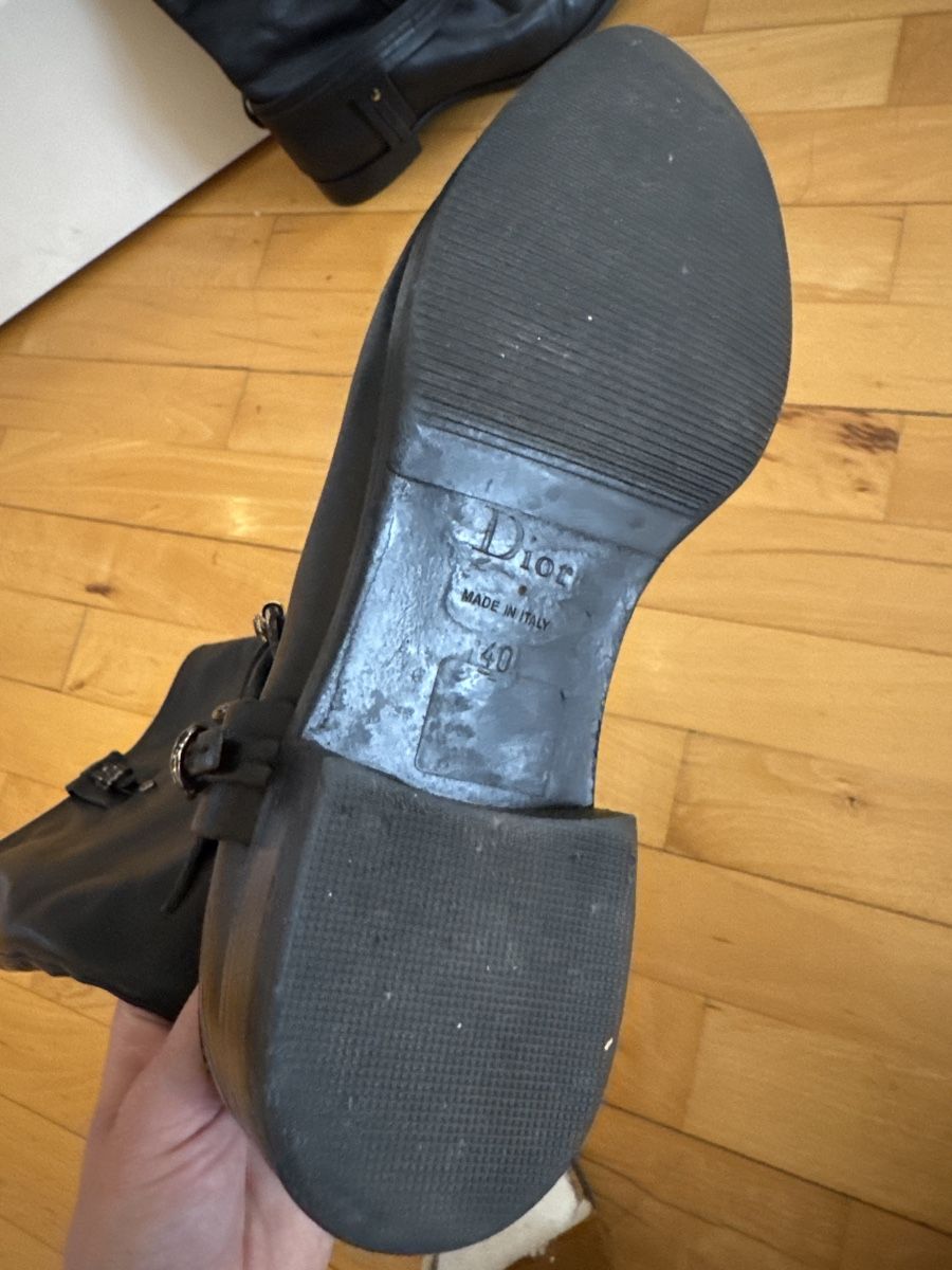 Dior Scarpe da donna: Christian Dior Biker Boots Black – Usato da Zürich venduto da mar_5kb6 1