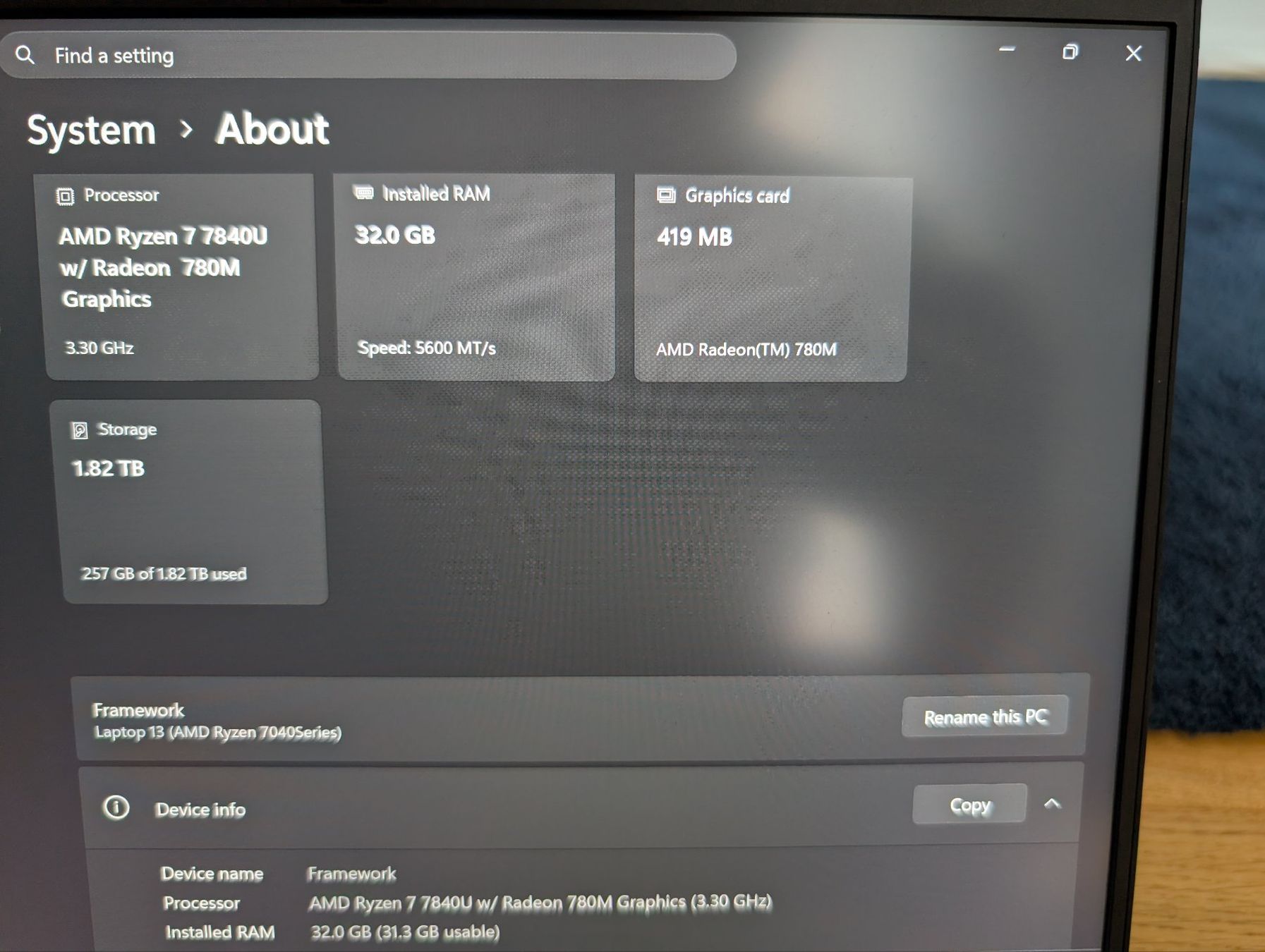 Notebooks: Framework 13 – Gebraucht aus Amriswil von pas_xt8v 3