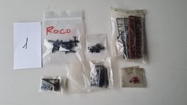 Roco H0 Loks und Wagen Zurüstteile Konvolut 1